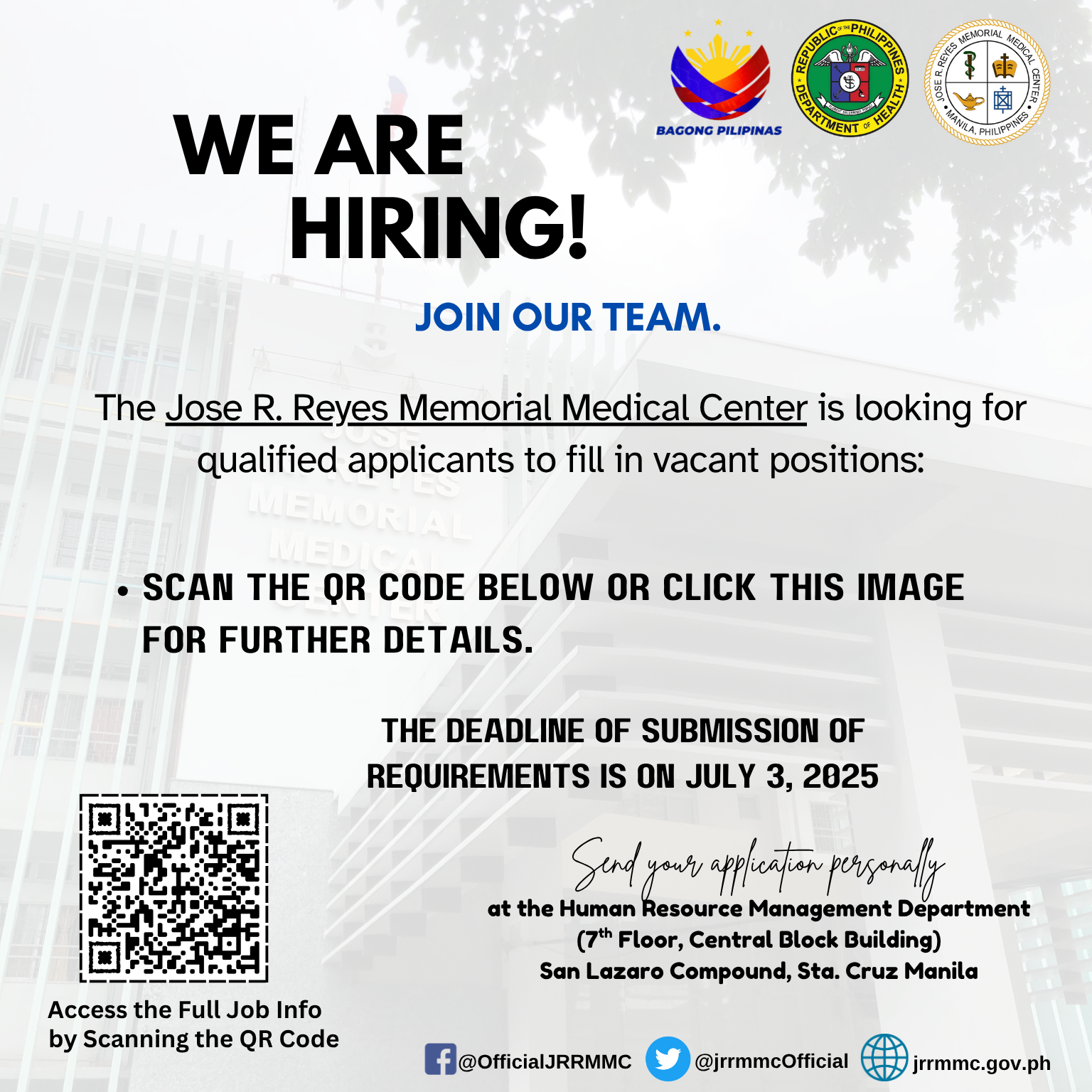 Notice of vacancy 062025