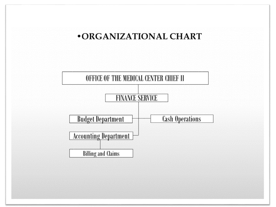 Organizational Chart Finance