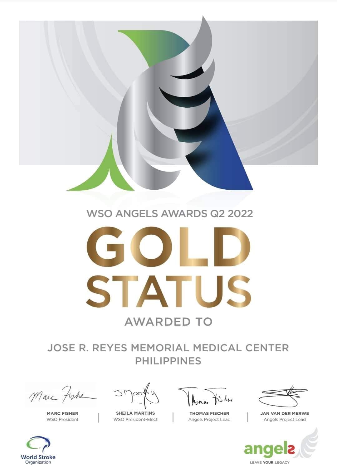 WSO Gold Status